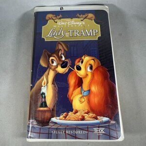 Walt Disneys Lady And The Tramp Masterpiece Classic VHS 1998 Disney
